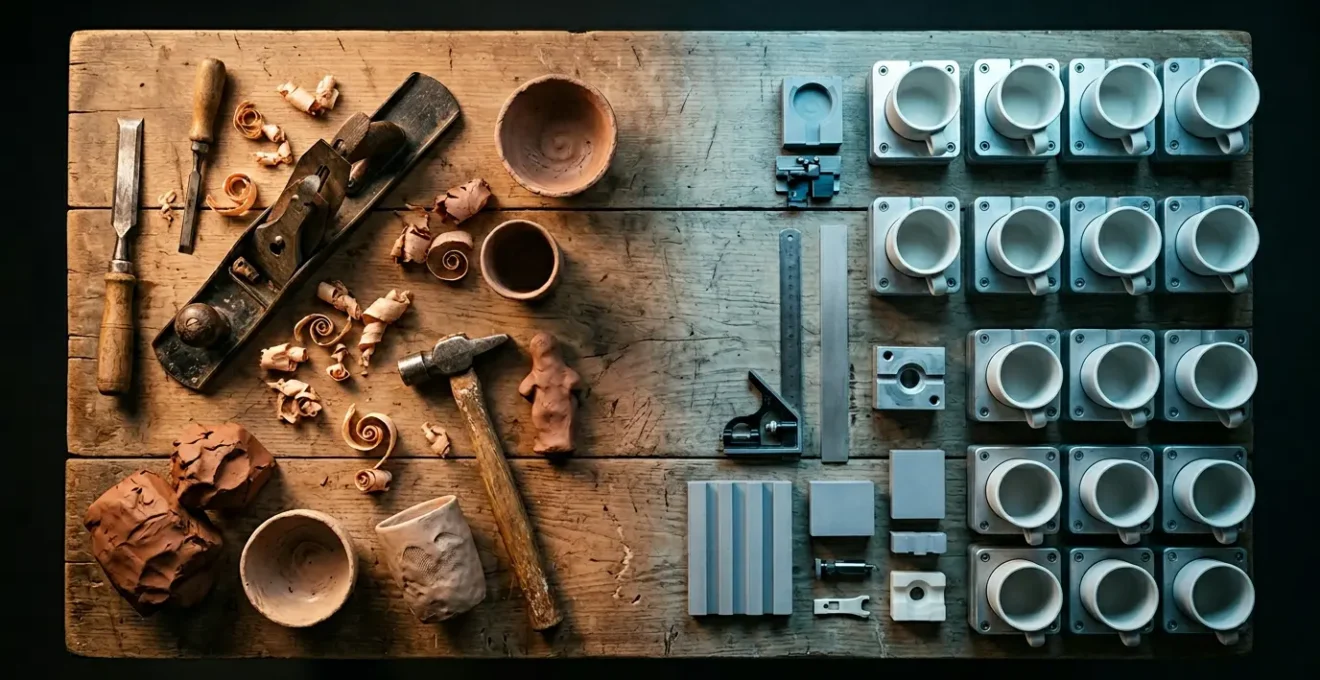 Investigation into French artisan labeling practices revealing industrial manufacturing disguised as handmade craftsmanship