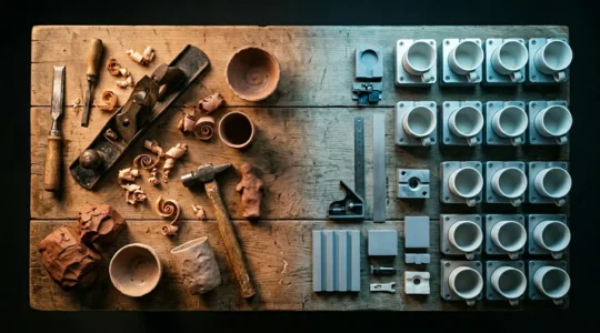Investigation into French artisan labeling practices revealing industrial manufacturing disguised as handmade craftsmanship