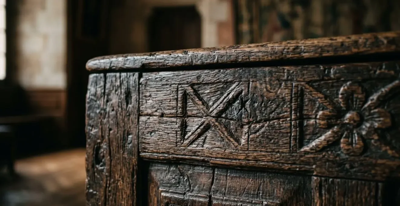 An atmospheric historic castle interior with accessible furnishings, inviting tactile exploration and a personal connection to history.